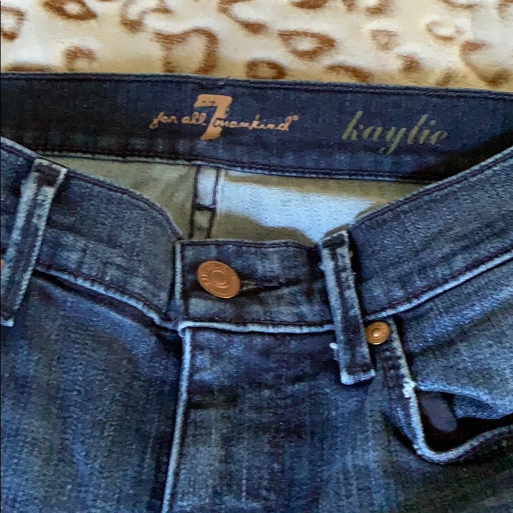 NWOT 7 for all mankind size 25 flare jeans